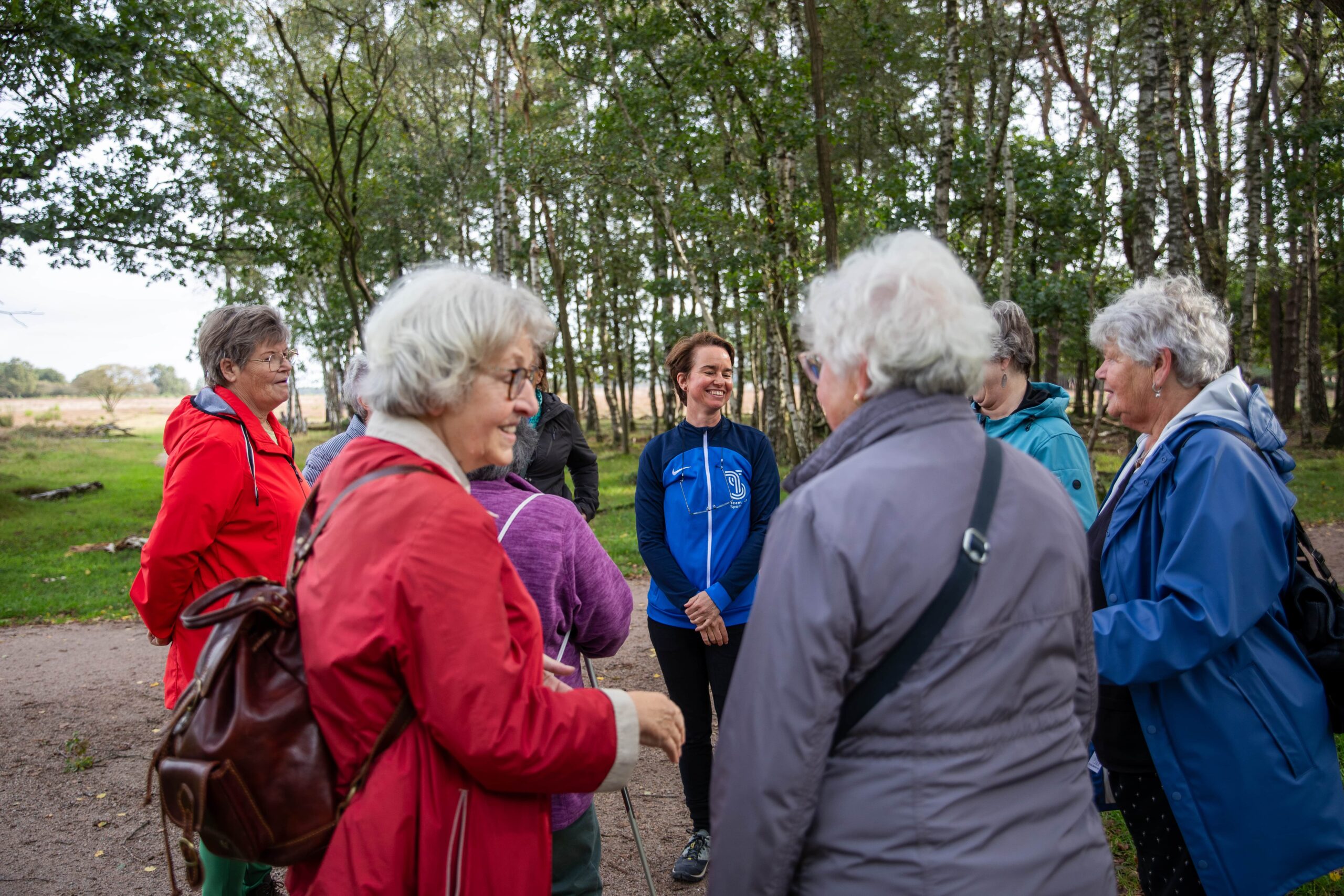 Senioren gaan wandelen